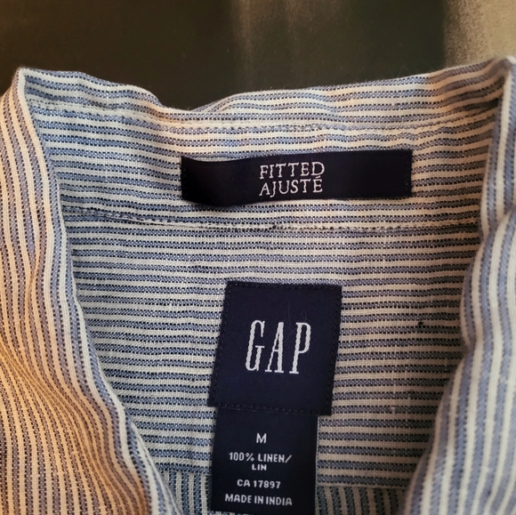 GAP 100% Linen Shirt - Picture 2 of 5